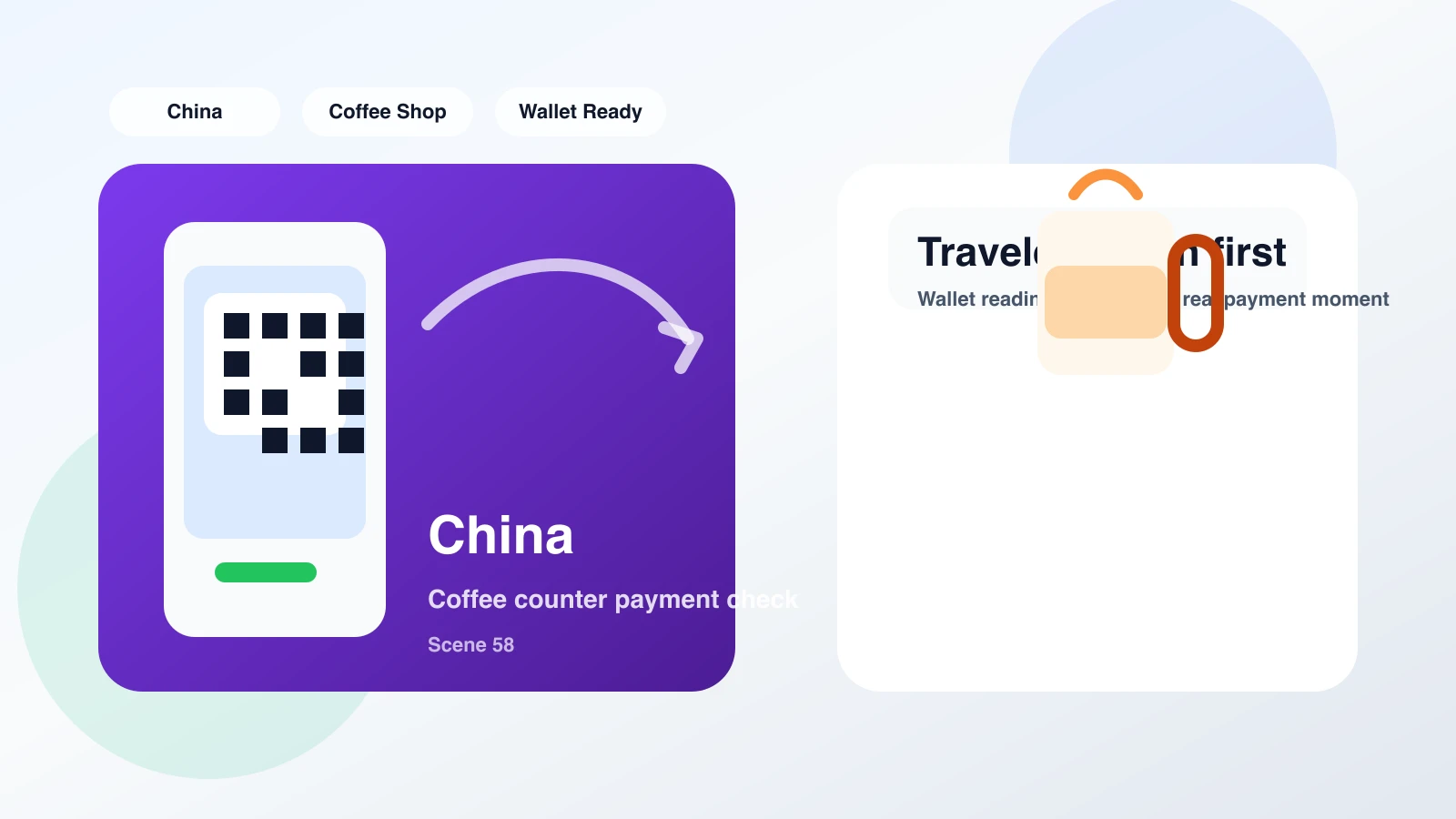 Customer holding phone with payment confirmation at Manner Coffee counter in Shanghai